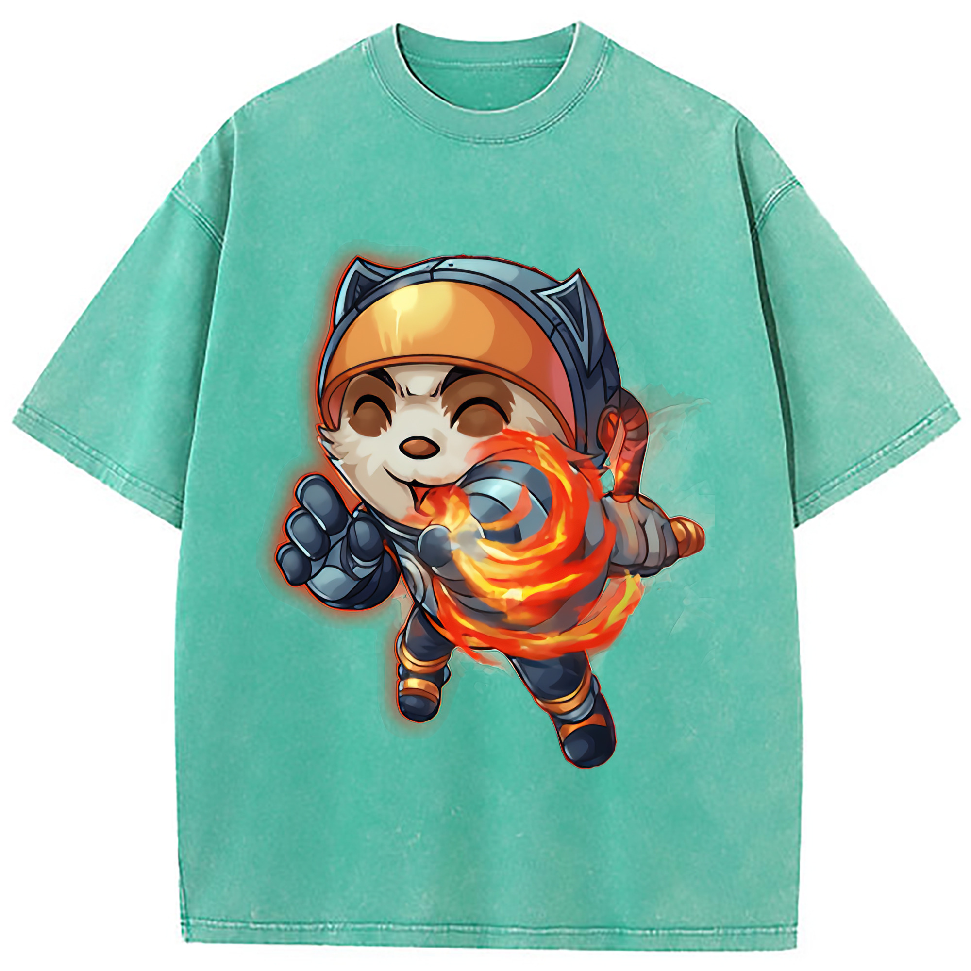 （画像用） リーグ・オブ・レジェンド League of Legends LOL 綿100% ヴィンテージ風 半袖Tシャツ（フロントプリント）